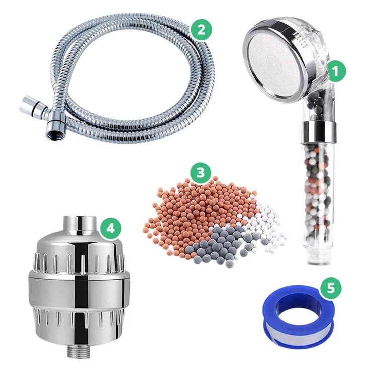 Filtered Ionic Ecopower Shower head